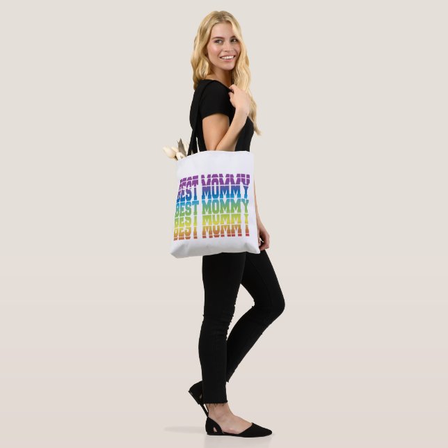Tote Bag Meilleure maman (Sur le modèle)
