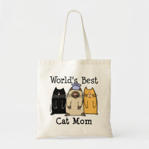 Tote Bag Meilleure maman de chat du monde