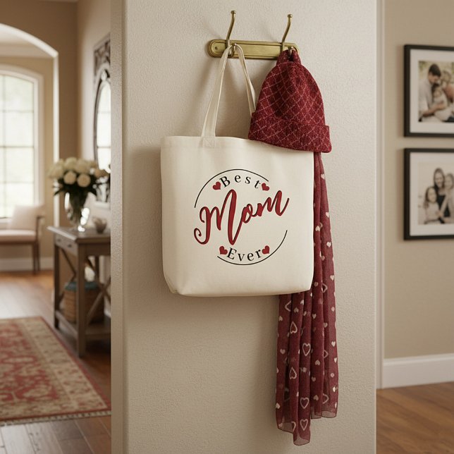 Tote Bag Meilleure maman de tous les temps (Créateur téléchargé)