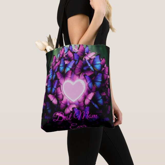 Tote Bag Meilleure Maman Ever  (De près)