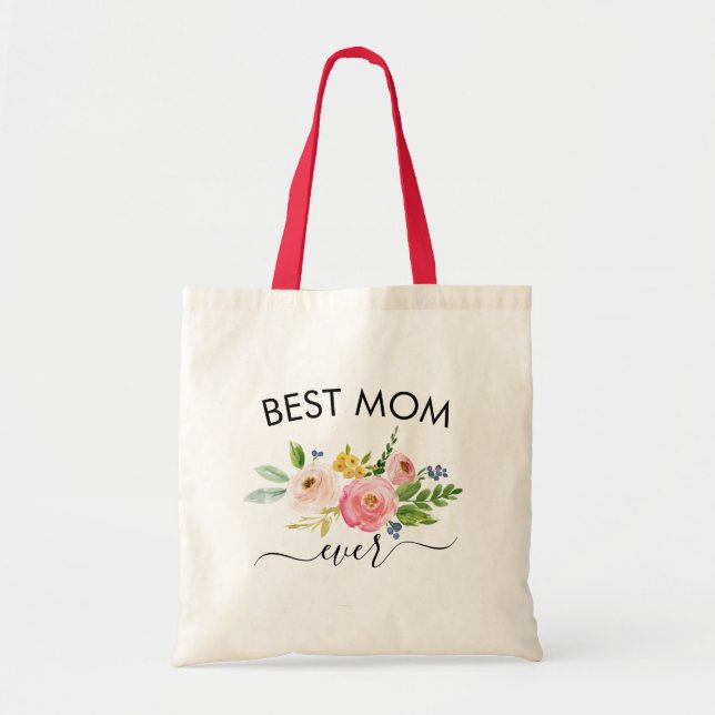 Tote Bag Meilleure Maman Fête des mères Cadeau Mère Amour F (Devant)