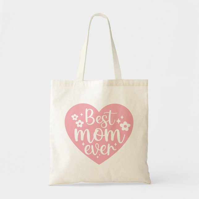 Tote Bag Meilleure maman jamais (Devant)