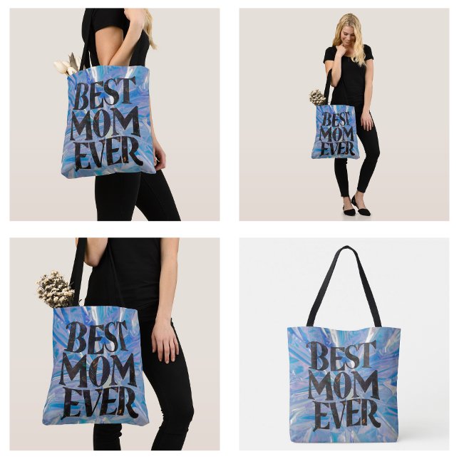 Tote Bag Meilleure Maman Jamais Tendance (Best Mom Ever Trendy Tote Bag)