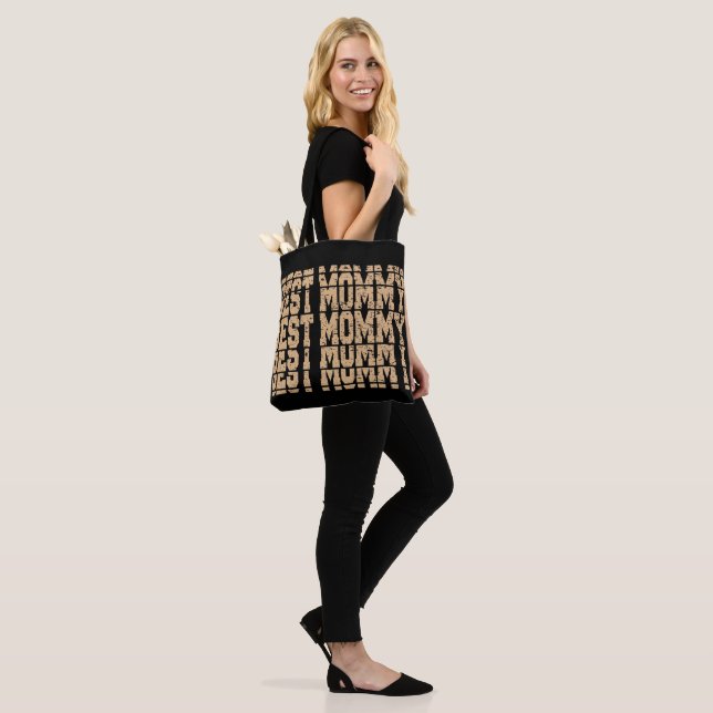 Tote Bag Meilleure maman, jour de la mère (Sur le modèle)
