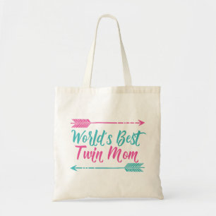 Tote Bag Meilleure maman jumelle du monde Fête des jolies m