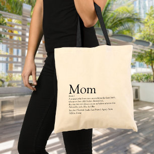 Tote Bag Meilleure Maman, Maman, Mère Définition