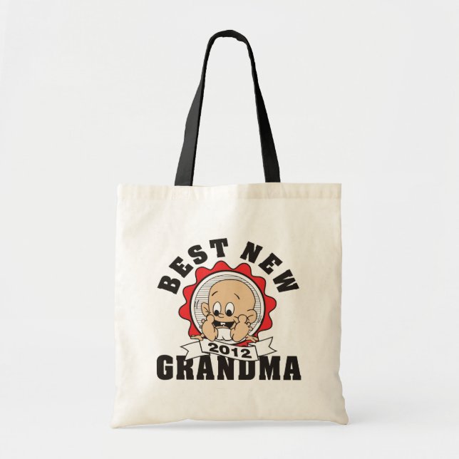 Tote Bag Meilleure Nouvelle Grand-mère 2012 (Devant)