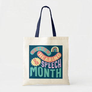 Tote Bag Meilleure oreille orthophoniste Mois Langue