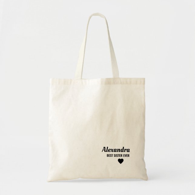 Tote Bag Meilleure Sœur (Devant)