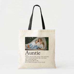 Tote Bag Meilleure Tante du Monde Définition Photo