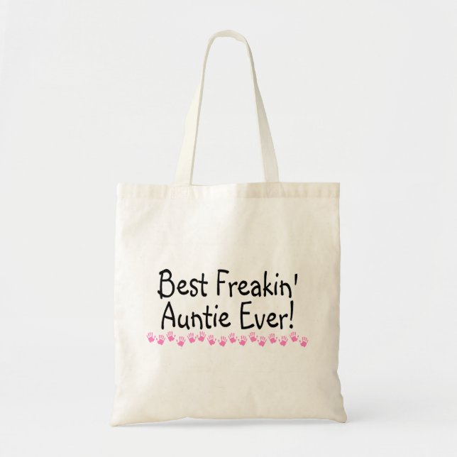 Tote Bag Meilleure tante Ever de Freakin (Devant)