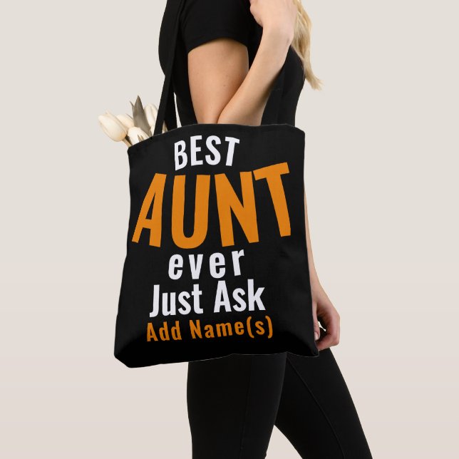 Tote Bag Meilleure Tante Jamais. Personnalisez (De près)