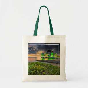 Tote Bag Melaka pendant le coucher du soleil Masjid Selat