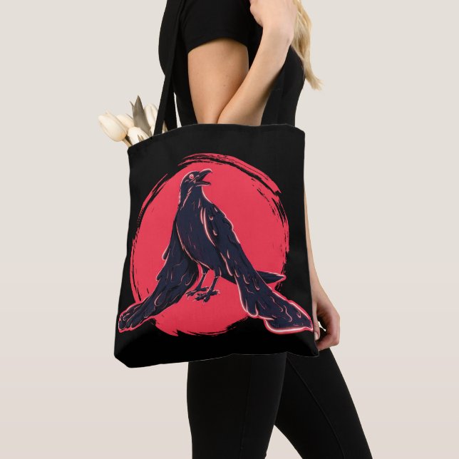 Tote Bag Melancholy x Raven (De près)