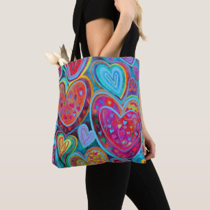 Tote Bag Mélange bleu Motif amusant