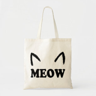 Tote Bag Mélanger Avec Les Oreilles De Chat