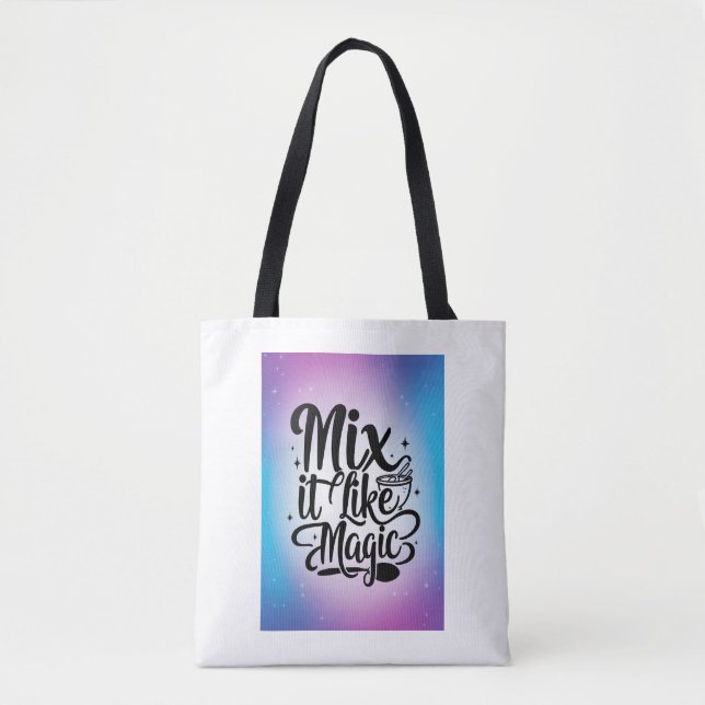 Tote Bag Mélangez-le comme par magie (Devant)
