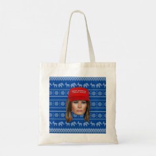 Tote Bag Melania Trump MAGA Noël