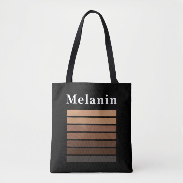 Tote Bag Melanin Mois de l'histoire des Noirs afro-américai (Devant)
