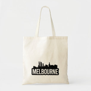 Tote Bag Melbourne city Australia Victoria skyline souvenir