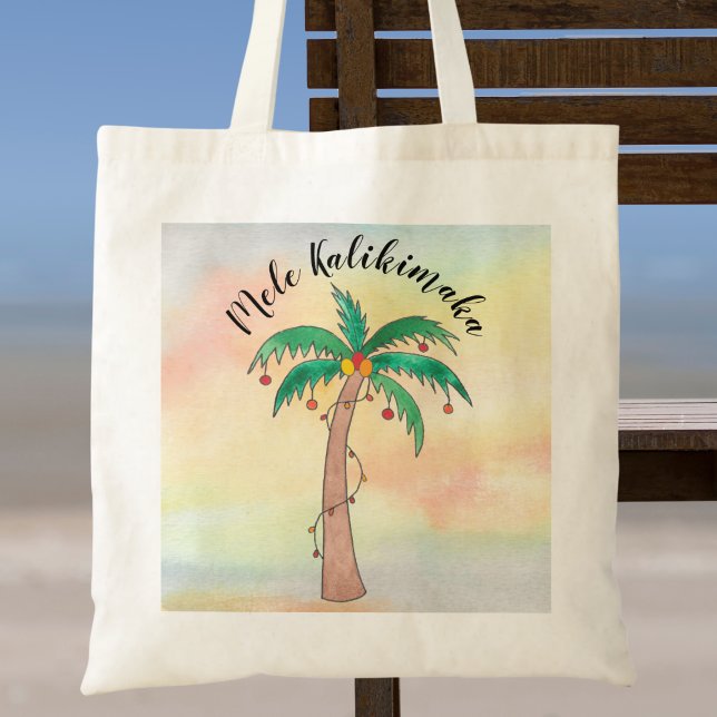 Tote Bag Mele Kalikimaka (Créateur téléchargé)