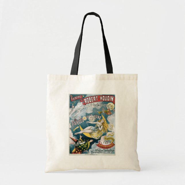 Tote Bag Melies ~ Magicien français Vintage Magie Act (Devant)