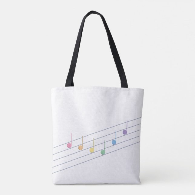 Tote Bag Mélodie du printemps (linéaire) (Dos)