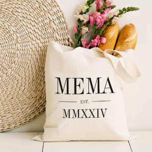 Tote Bag Méma Année Numérique Romaine