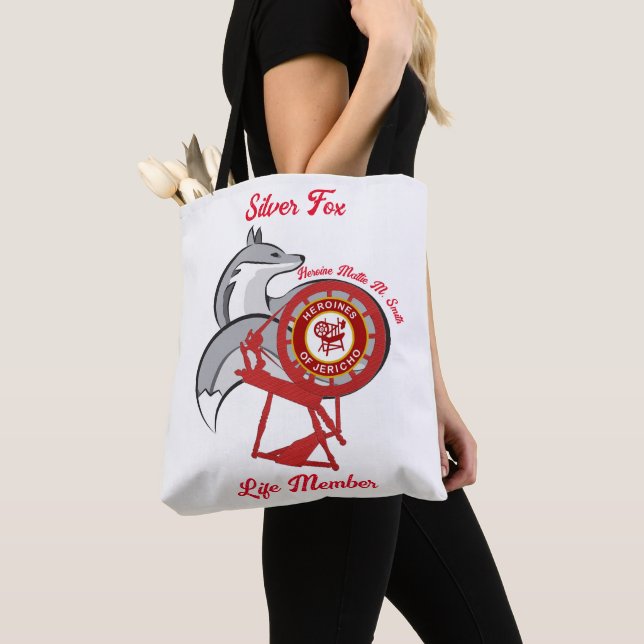 Tote Bag Membre du HOJ Silver Fox Life (De près)