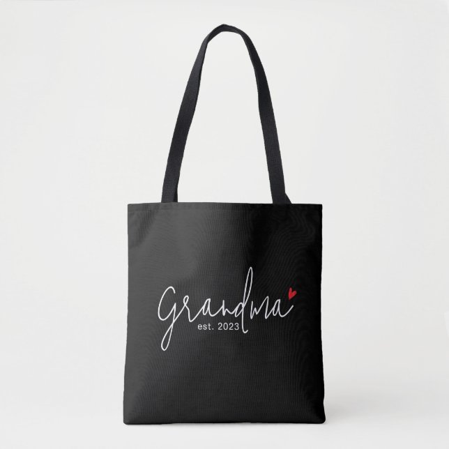 Tote Bag Mémé a créé un nouveau cadeau pour mémé (Devant)