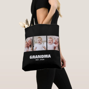 Tote Bag Mémé a établi Bold Black 3 Photo
