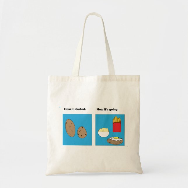 Tote Bag Mème de pomme de terre (Devant)
