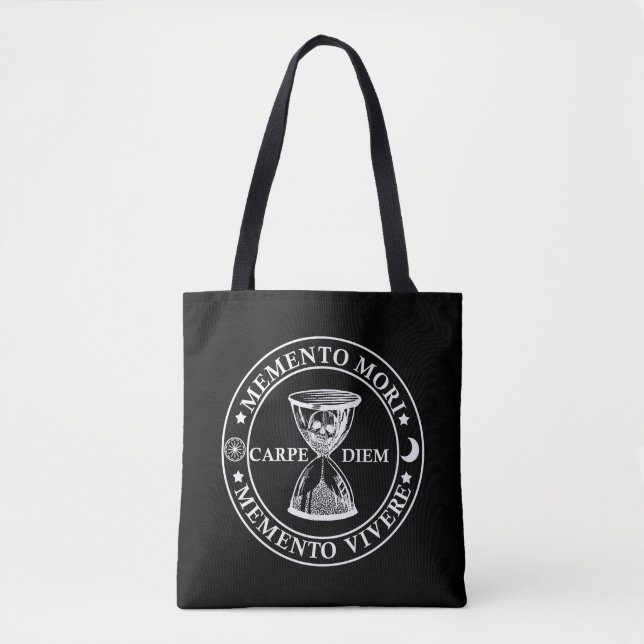 Tote Bag Memento mori memento vivere (Devant)