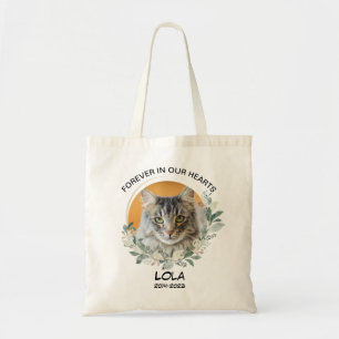 Tote Bag Mémorial pour animaux de compagnie avec dates Pers
