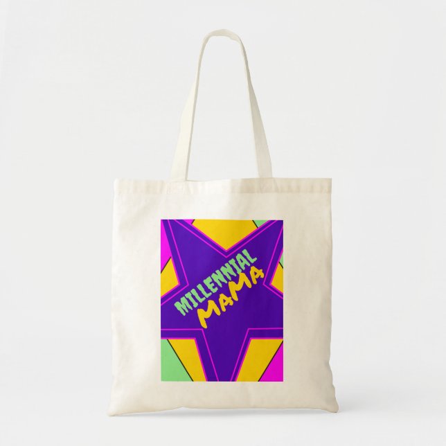 Tote Bag Memphis MaMa Vibes (Devant)