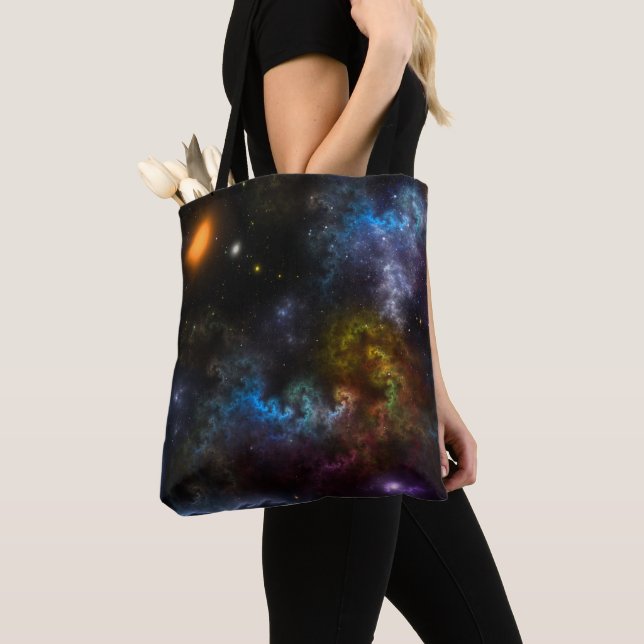 Tote Bag ménagerie nébuleuse (De près)