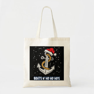 Tote Bag Mens Bateaux N Ho Ho Hos Christmas Pajama Huma drô
