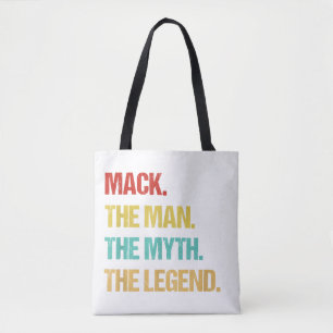 Tote Bag Mens Mack The Man The Myth The Legend