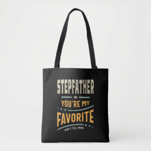 Tote Bag Mens Stepfather You are My Favorite - Papa grand-p