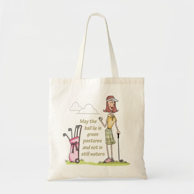 Tote Bag Mensonge dans les pâturages verts (Devant)