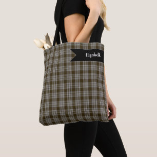 Tote Bag Menzies Dun Clan Tartan Scottish Plaid