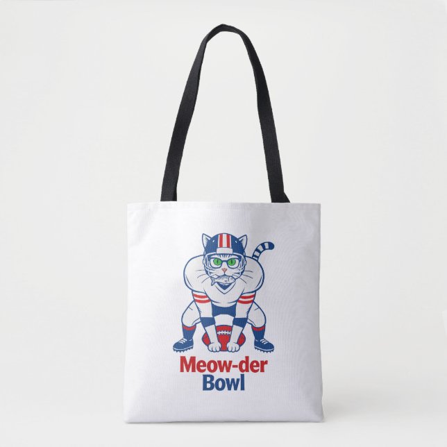 Tote Bag Meow-der Bowl  (Devant)