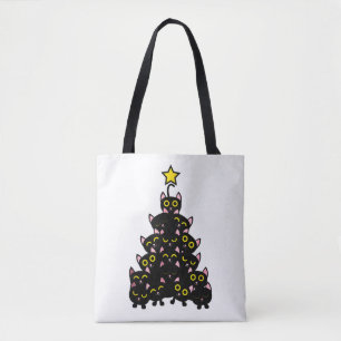 Tote Bag Meowy Catmas Noël drôle