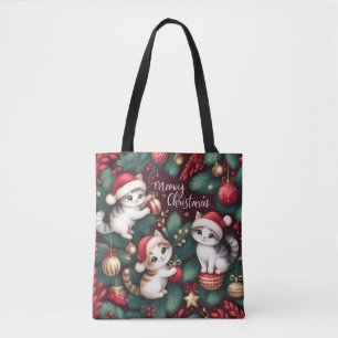 Tote Bag Meowy Christmas -