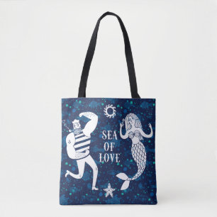 Tote Bag Mer d'affiche d'amour