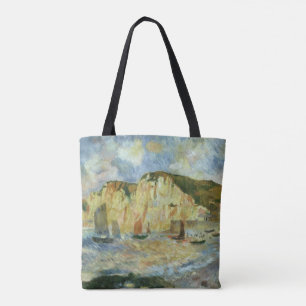 Tote Bag Mer et Falaises par Pierre Renoir, Vintage Fine Ar