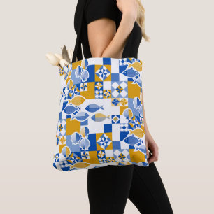 Tote Bag Mer et tuiles