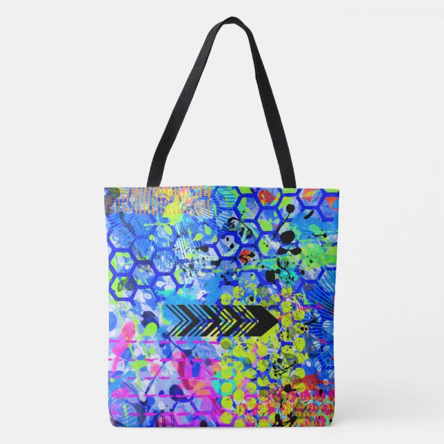 Tote Bag Mer Graffiti (Devant)