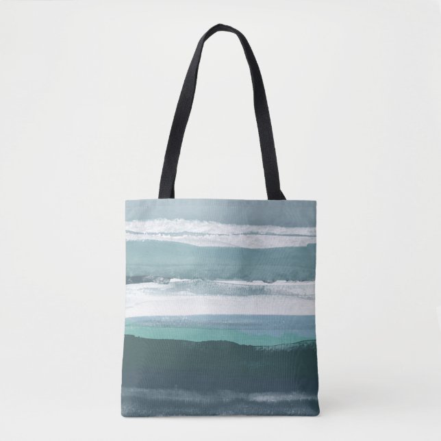 Tote Bag Mer turquoise (Devant)