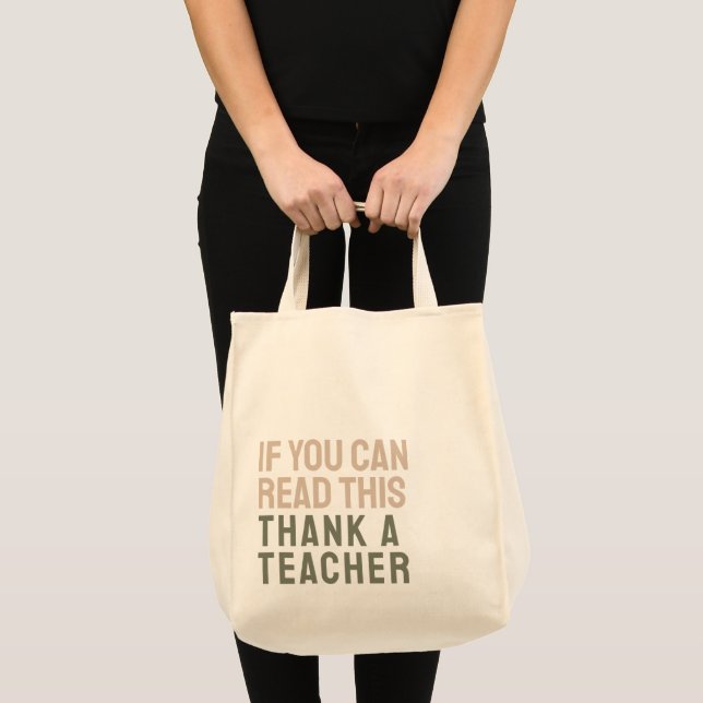 Tote Bag Merci À Un Professeur Appréciation (Devant (produit))